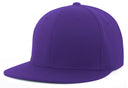 Purple baseball cap on a white background