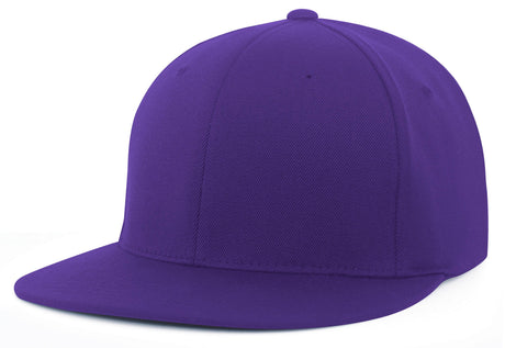 Purple baseball cap on a white background