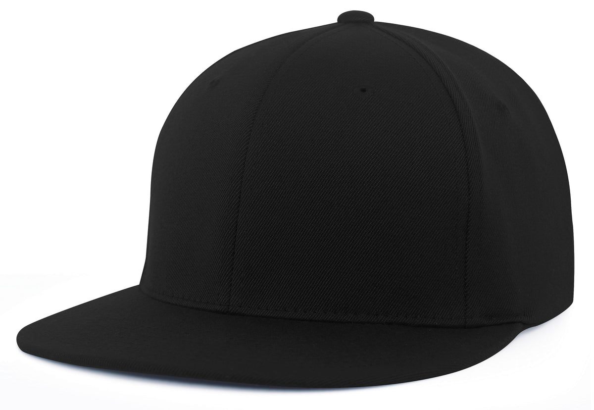 Black baseball cap on a white background