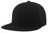 Black baseball cap on a white background
