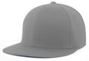 Gray baseball cap on a white background