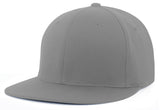 Gray baseball cap on a white background