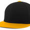 Black and yellow cap on a white background