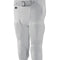 White pants with a belt on a white background