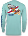 Men's SoWAL Sun Jersey Florida Redfish Flag Long Sleeve