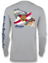 Men's SoWAL Sun Jersey Florida Redfish Flag Long Sleeve