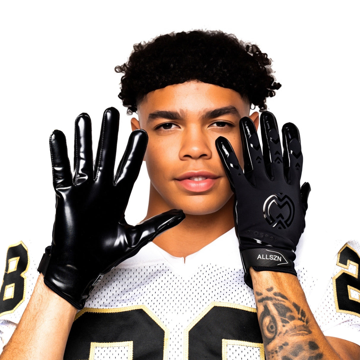 ALLSZN Night Black Football Gloves