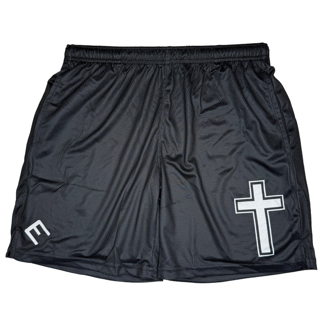 Faith Cross Black Shorts - Pro Game Sports