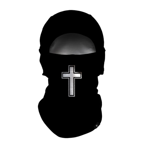 Faith Cross Black Balaclava Mask (Shiesty) - Pro Game Sports