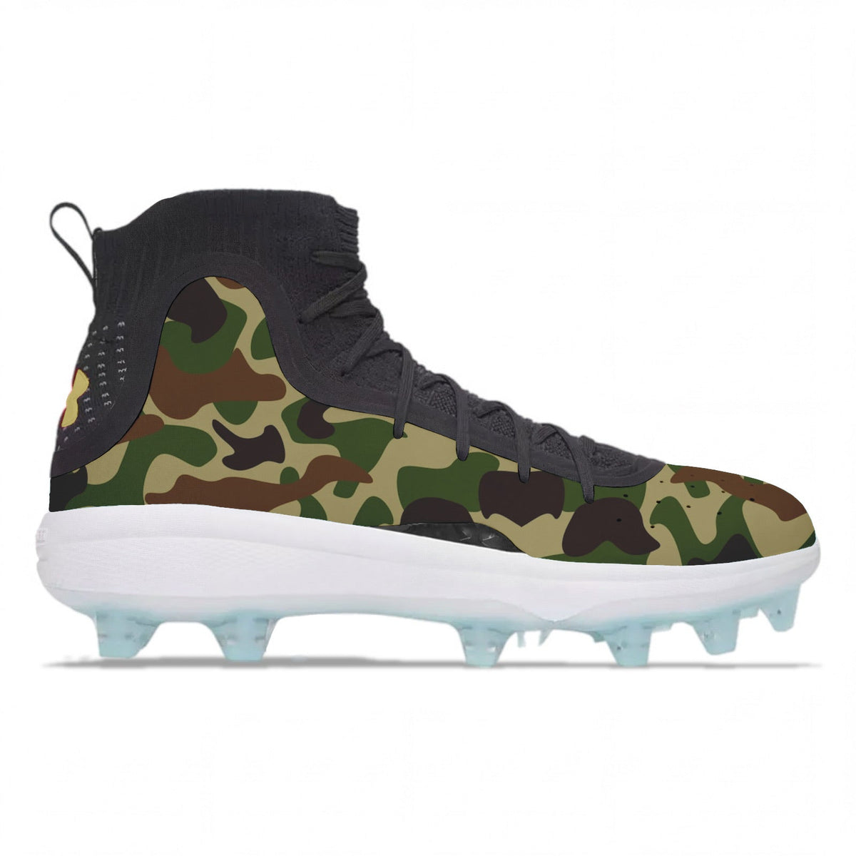 "Field Ops Camo" Under Armour Curry 4 Mid TPU Cleats
