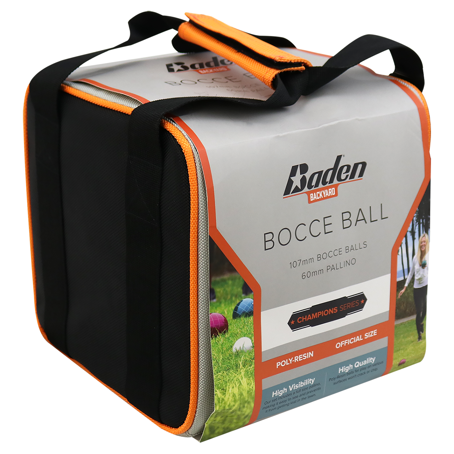 BOCCE CARRYING BAG GRAY/ORANGE