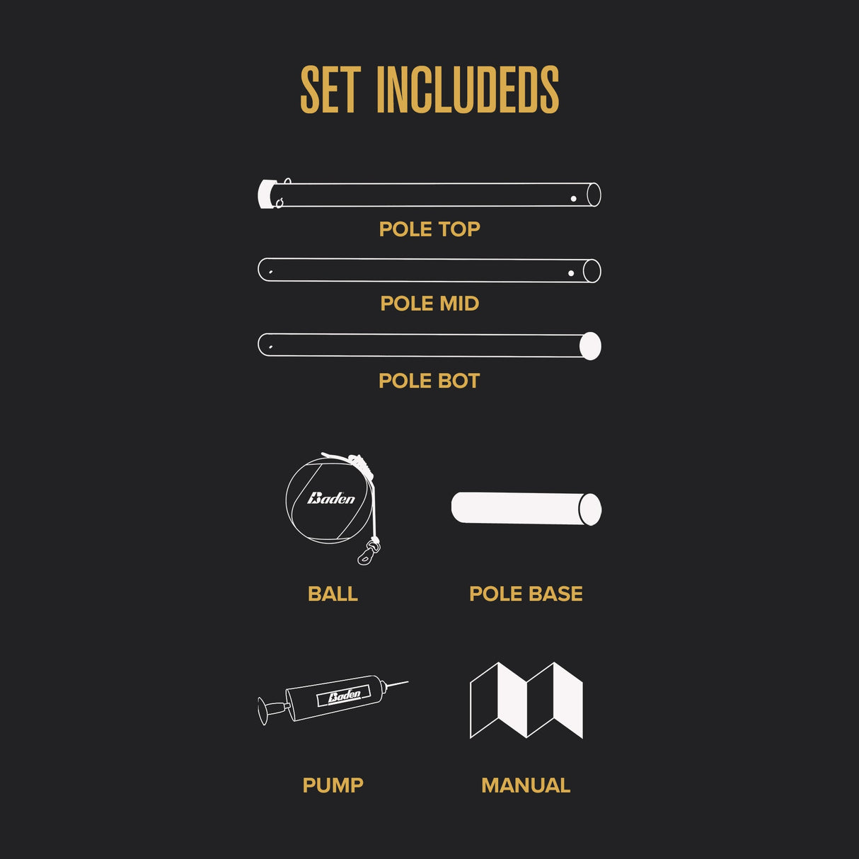 Champions Tetherball Set