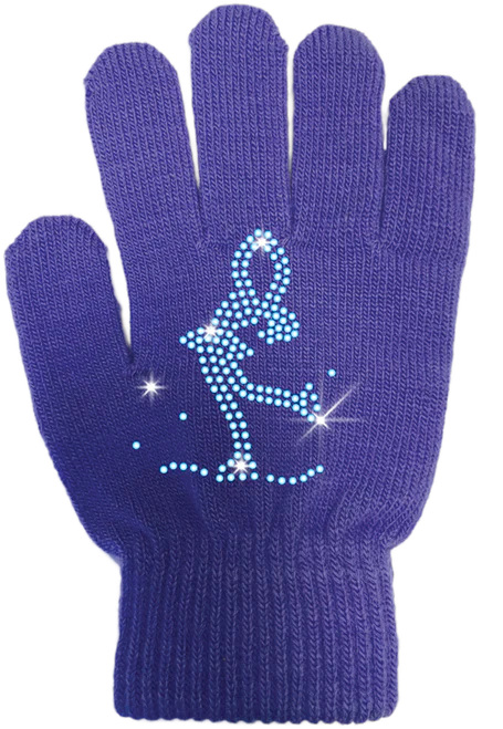 CHLOE NOEL SKATE GLOVE - MINI LAYBACK CRYSTALS