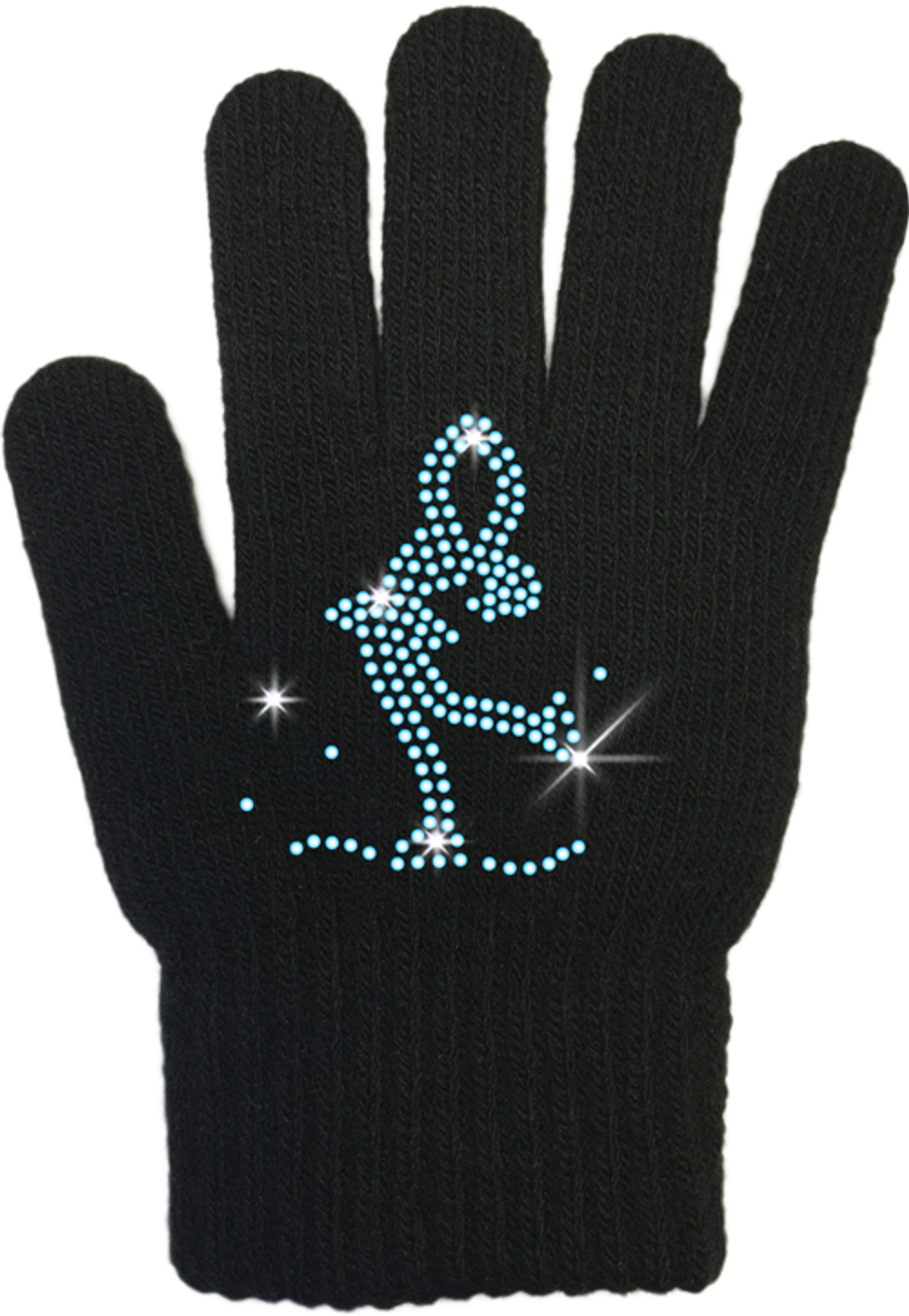 CHLOE NOEL SKATE GLOVE - MINI LAYBACK CRYSTALS