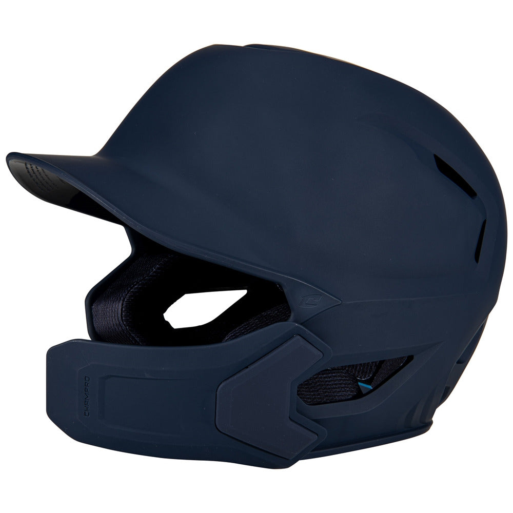 HXE Matte Baseball Helmet w/Jaw Guard