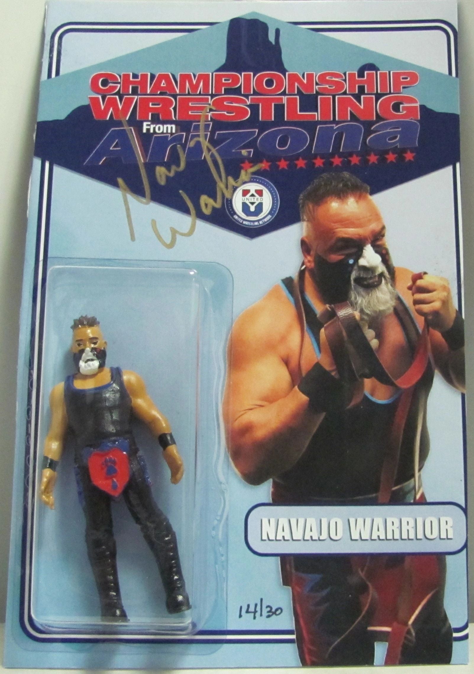 Navajo Warrior Signed Limited Edition Figure Numbered to 30