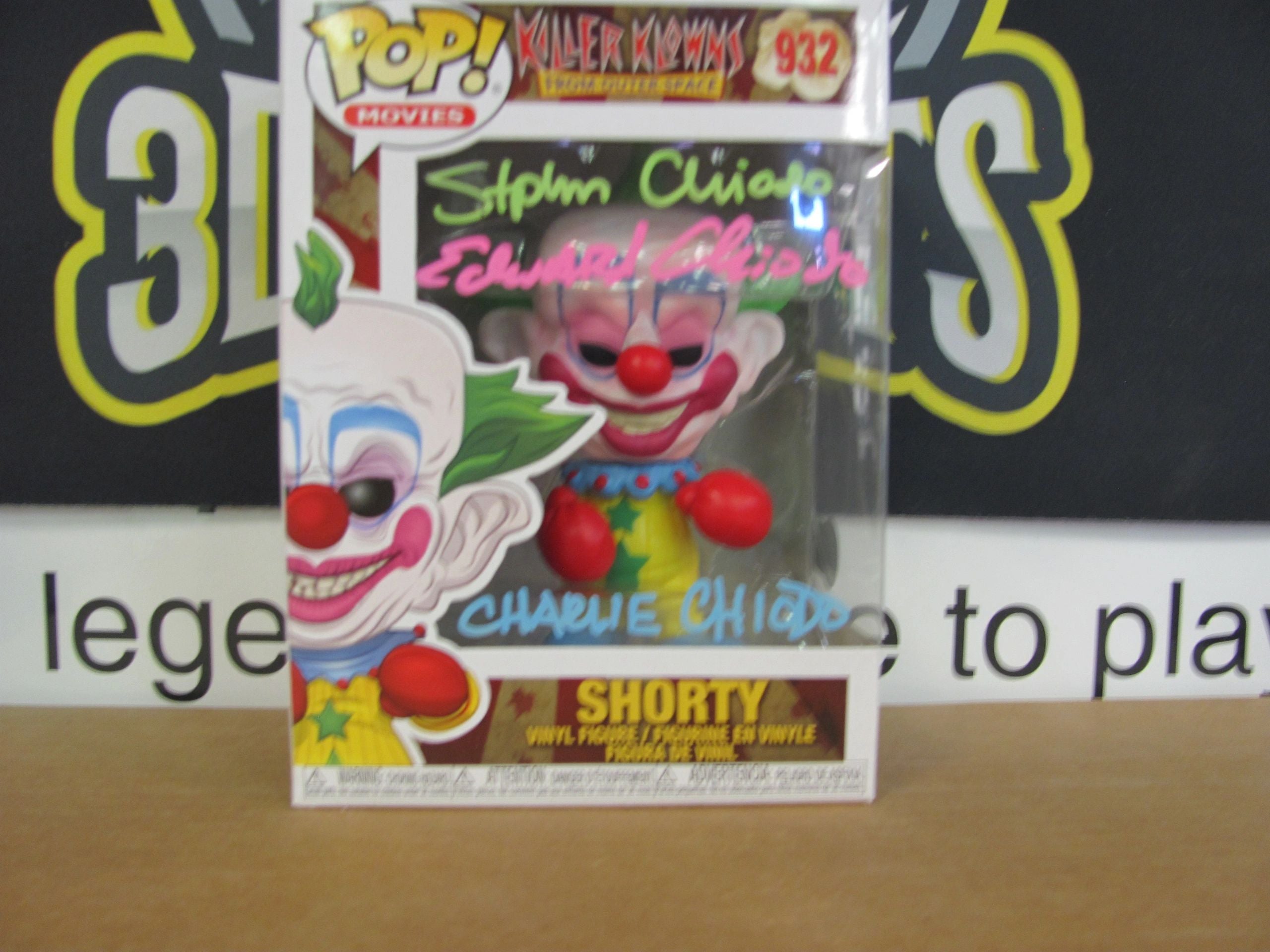 Chiodo Brothers Signed Killer Klowns Funko Pop Vinyl Horror Autograph JSA COA