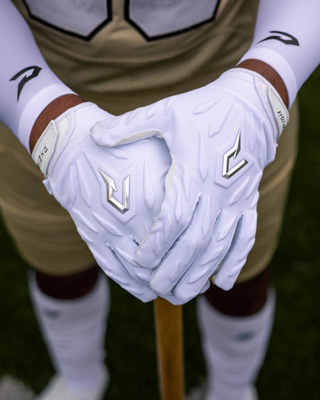 Phenom Elite Quantum Fierce Adult Padded Football Gloves - Team Colors - Pro Game Sports