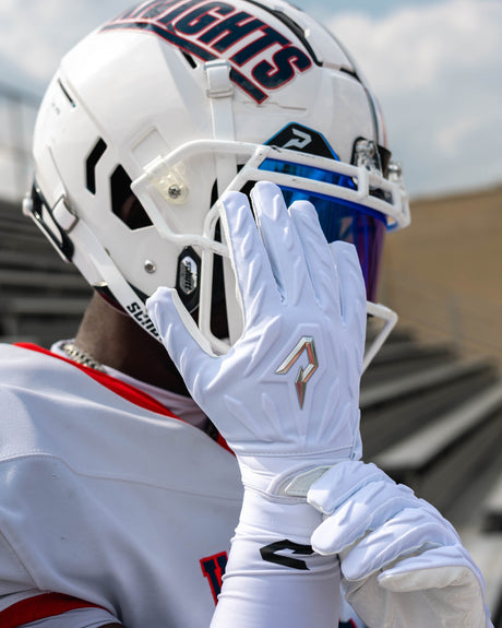 Phenom Elite Quantum Fierce Adult Padded Football Gloves - Team Colors - Pro Game Sports