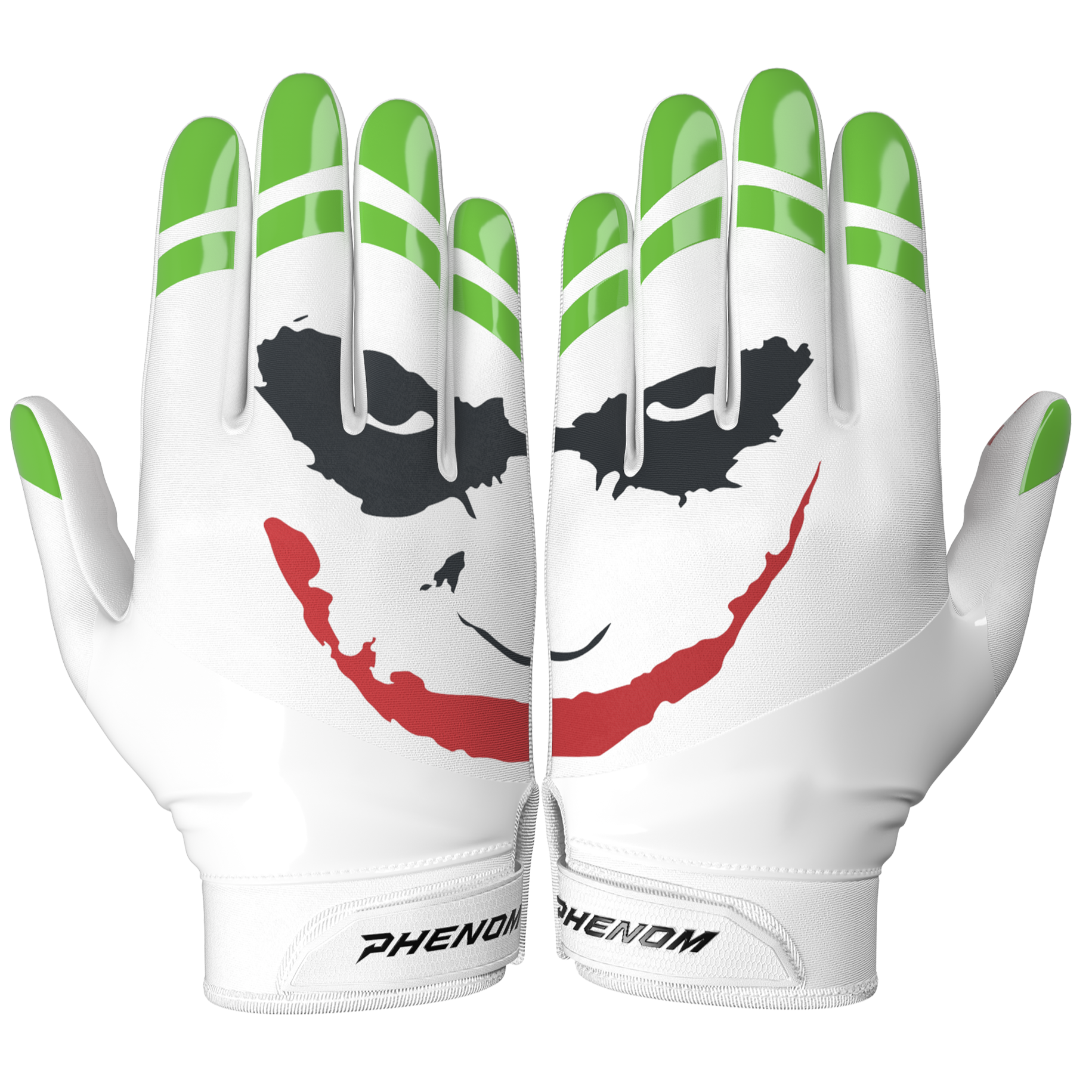 The Officially Licensed Joker Football Gloves - VPS3 by Phenom Elite