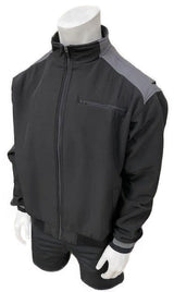 K22Z - Honig's Full-Zip Thermal Jacket Black w/Grey Shoulder Bar - Pro Game Sports