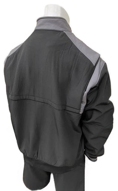 K22Z - Honig's Full-Zip Thermal Jacket Black w/Grey Shoulder Bar - Pro Game Sports
