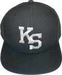 Kennebec Somerset [KS] Fitted Baseball 4-stitch Hat - Black or Navy - Pro Game Sports