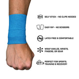 Light Blue Self Stick Athletic Tape - Pro Game Sports