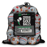 Recycled Mix of Assorted Callaway & TaylorMade Logo & Stripe Balls – 48 Count