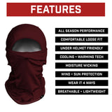 Maroon Balaclava Mask (Shiesty)
