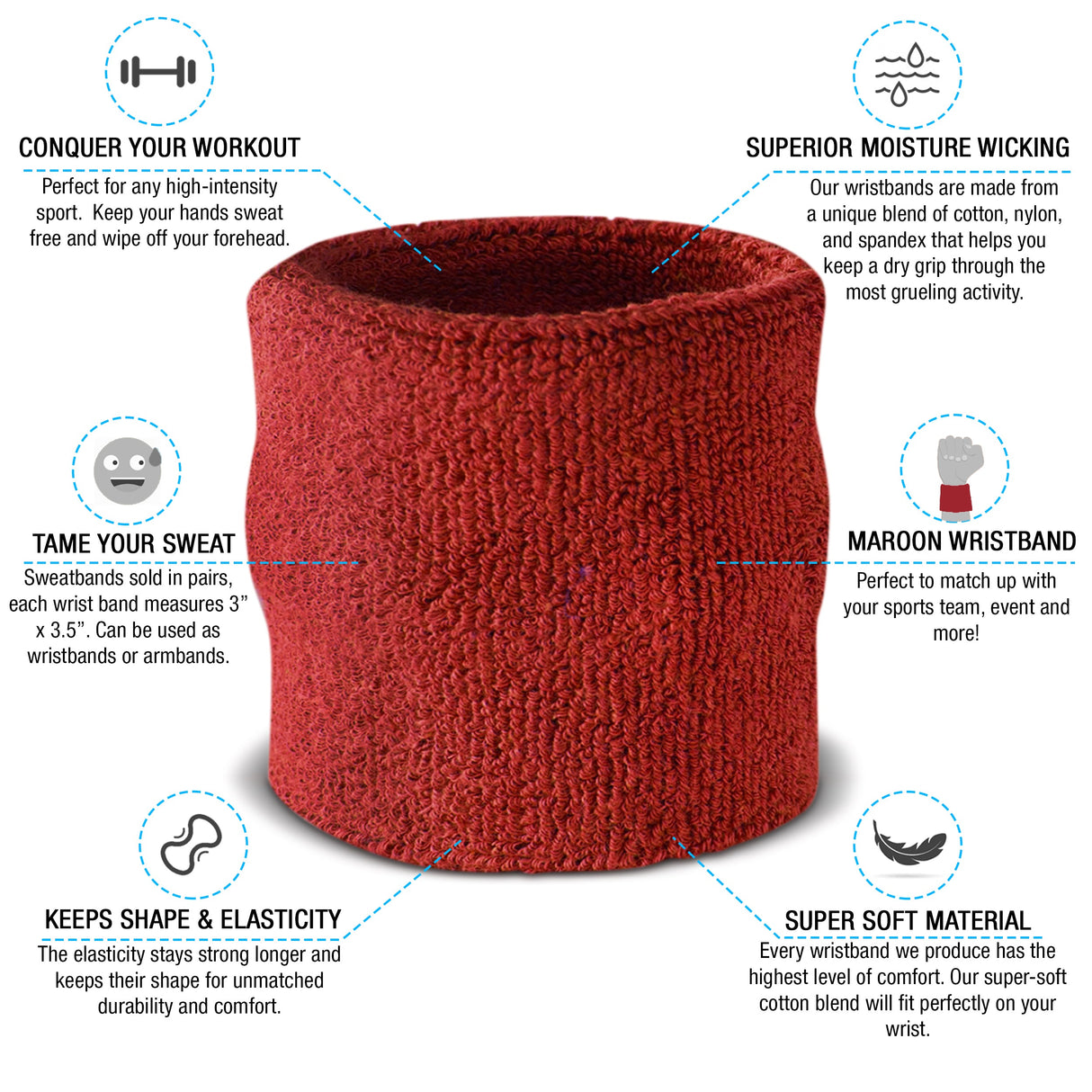 Headband / Wristband Set