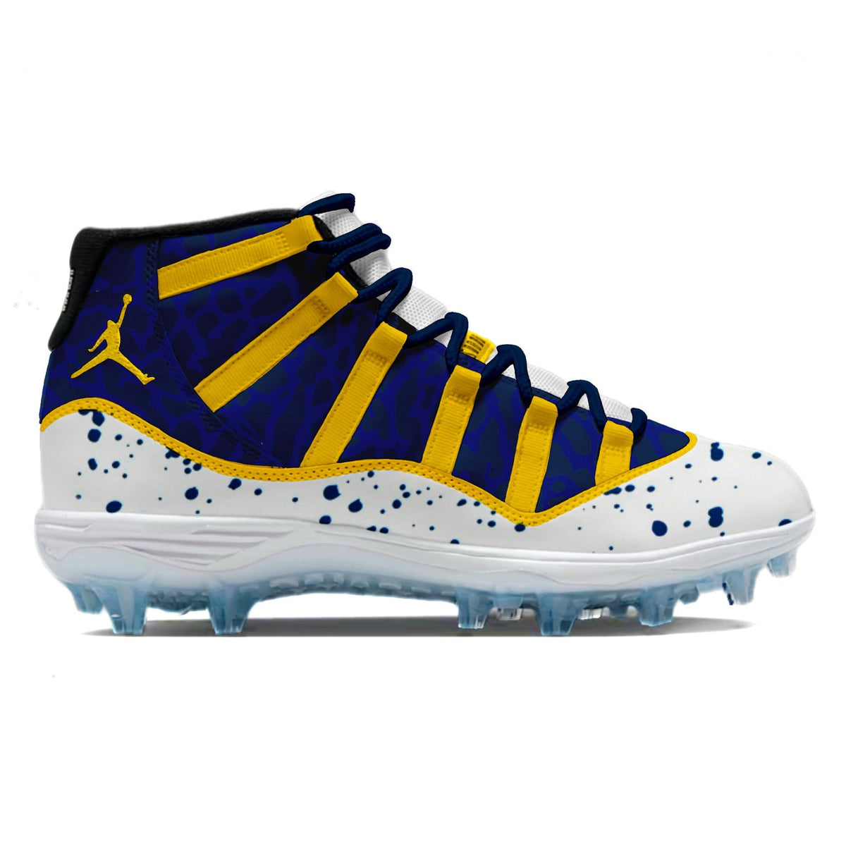 "Michigan" Jordan 11 Retro TD Football Cleats