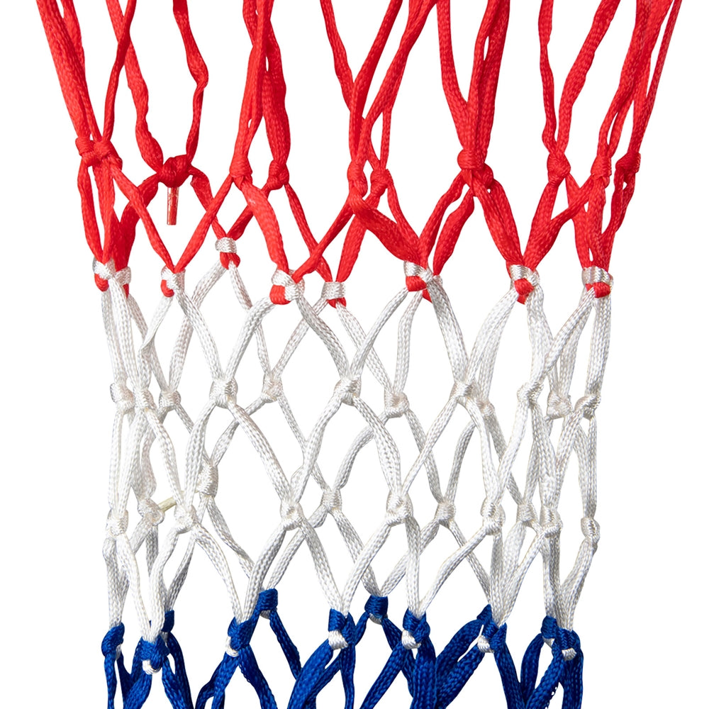 Braided Nylon Basketball Net Red/White/Blue