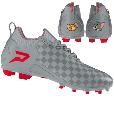 Tom and Jerry "Cheddar Chase" Football Cleats - Quantum Speed by Phenom Elite - Pro Game Sports