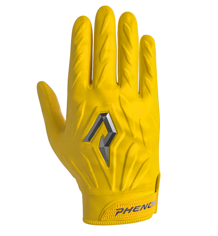 Phenom Elite Quantum Fierce Youth Padded Football Gloves - Team Colors - Pro Game Sports