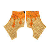 Orange Ice Cream Cleat Covers (Spats)