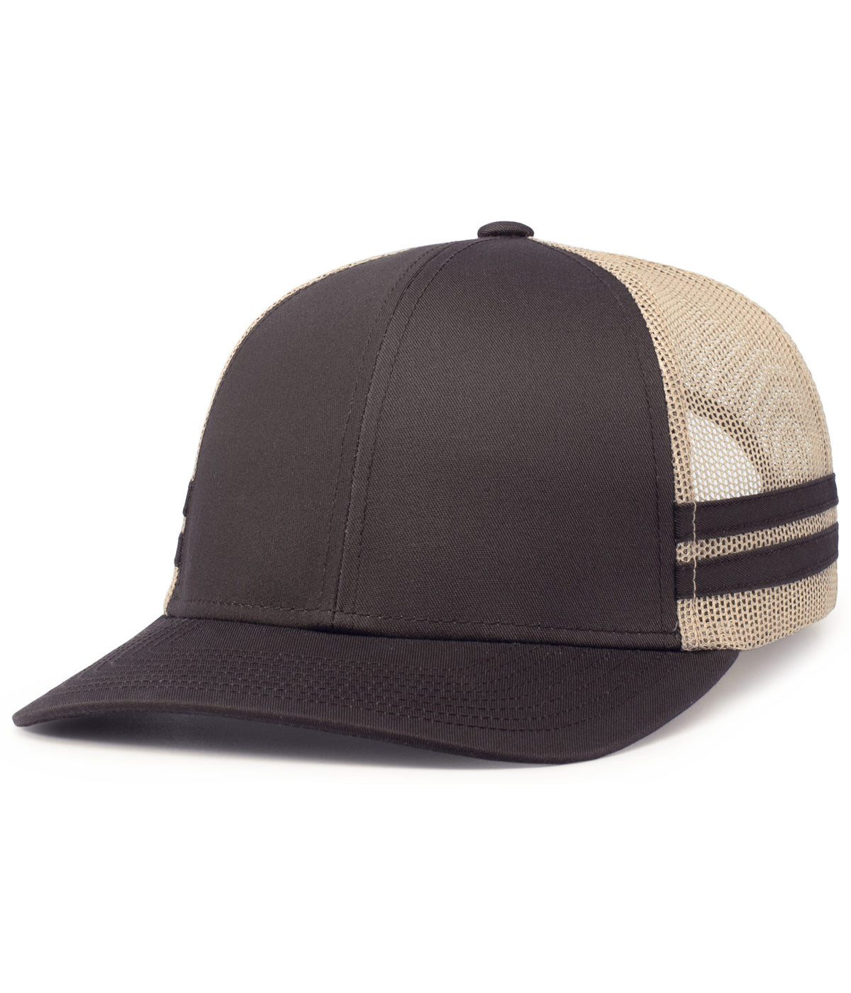 Low-Profile Stripe Trucker Cap