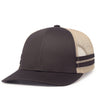 Low-Profile Stripe Trucker Cap