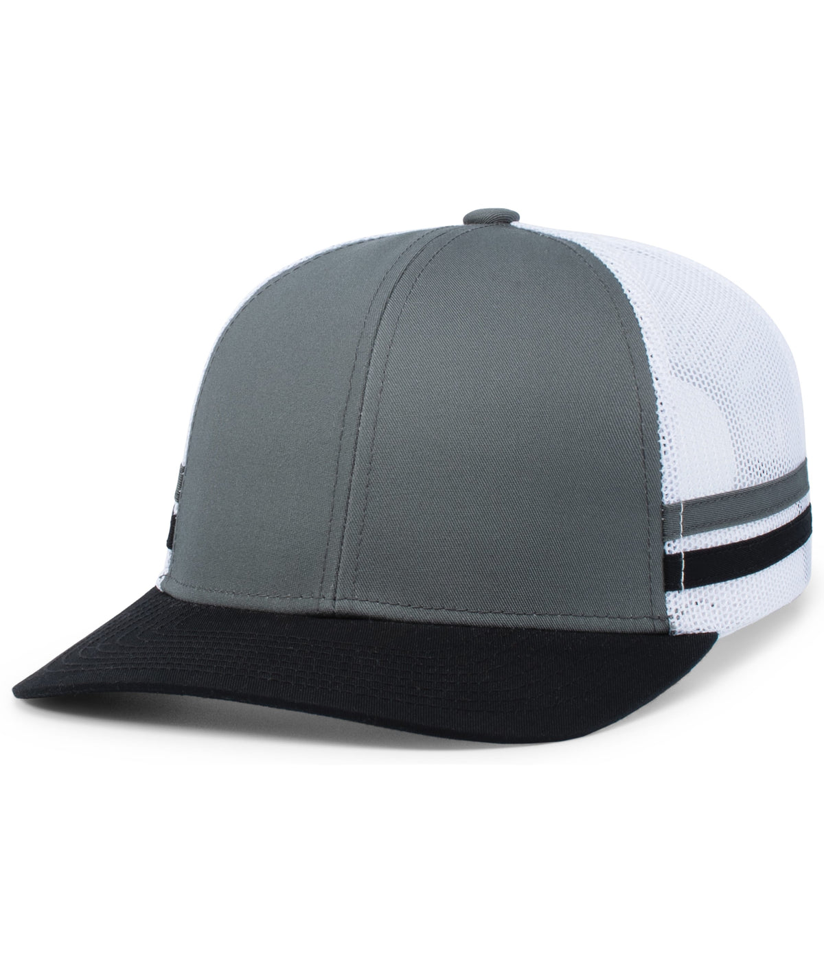 Low-Profile Stripe Trucker Cap