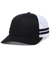 Low-Profile Stripe Trucker Cap