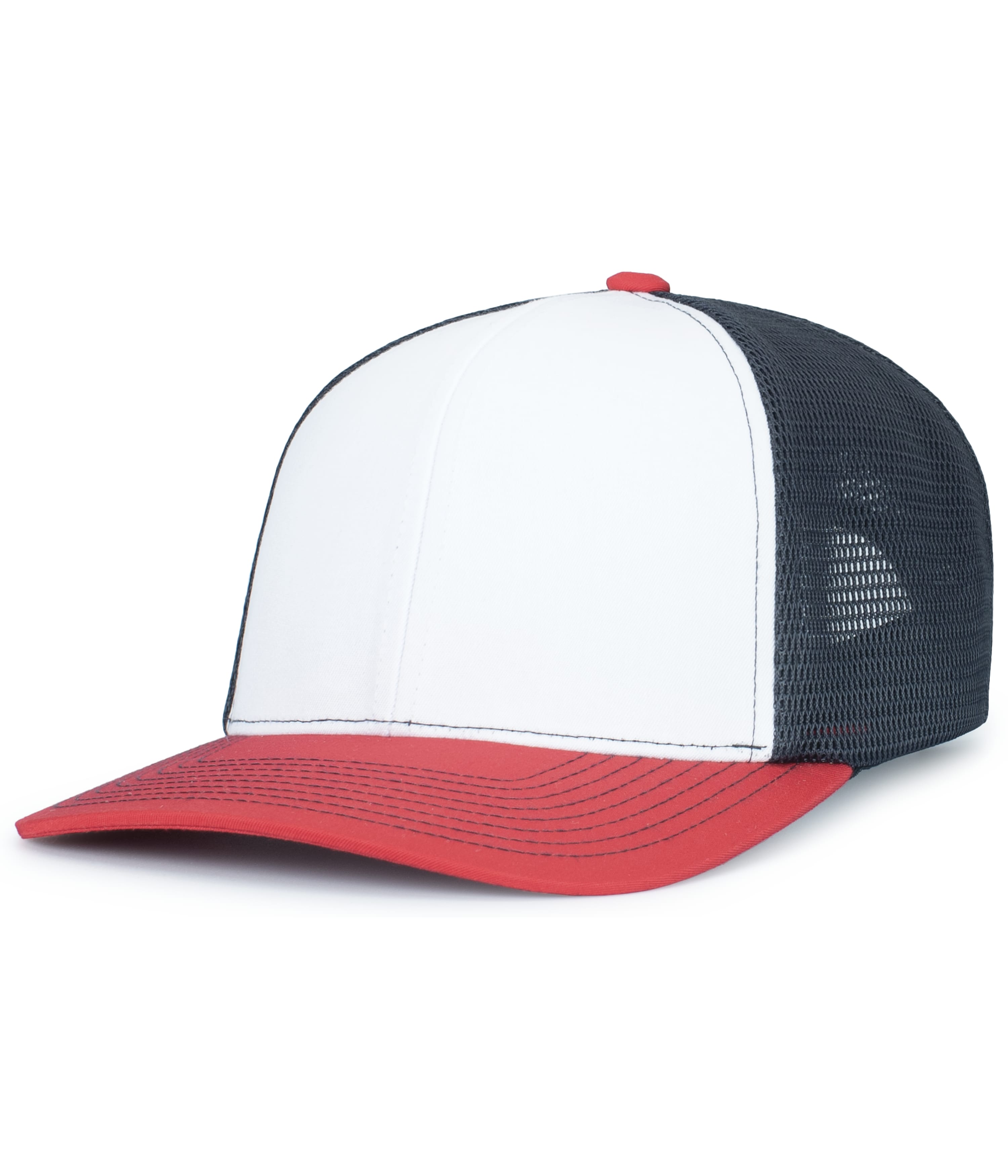 Contrast Stitch Trucker Pacflex Snapback Cap