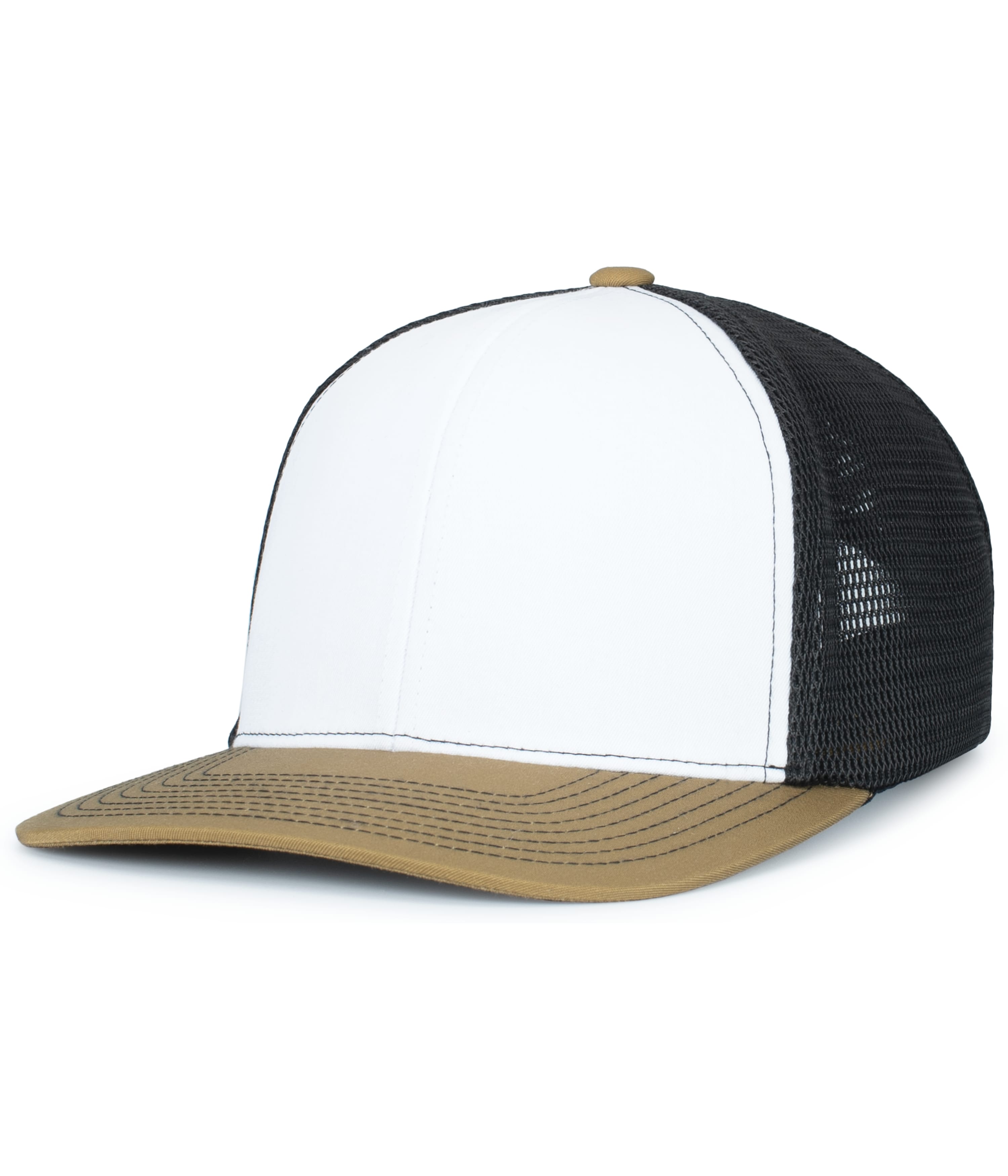 Contrast Stitch Trucker Pacflex Snapback Cap