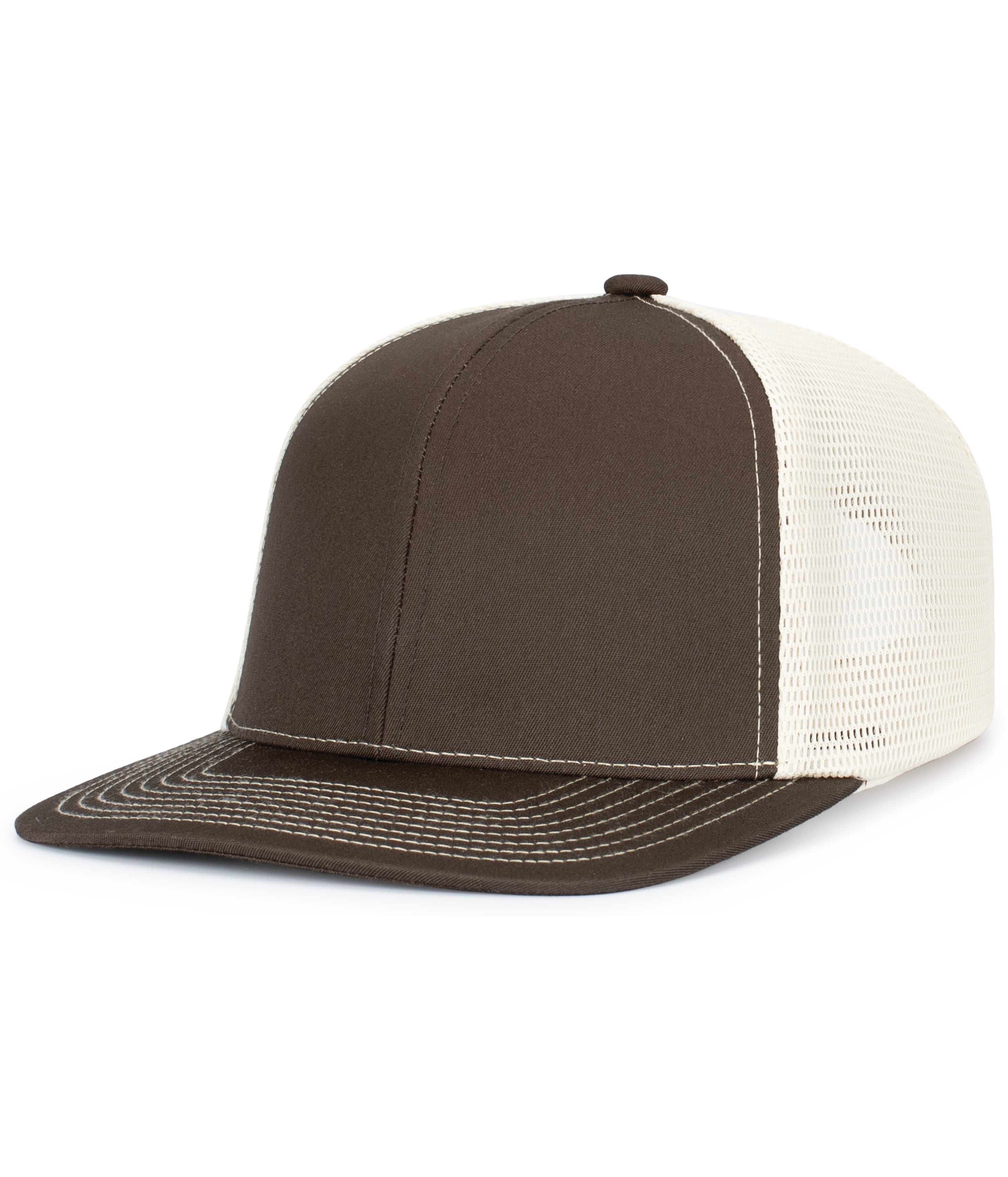 Contrast Stitch Trucker Pacflex Snapback Cap