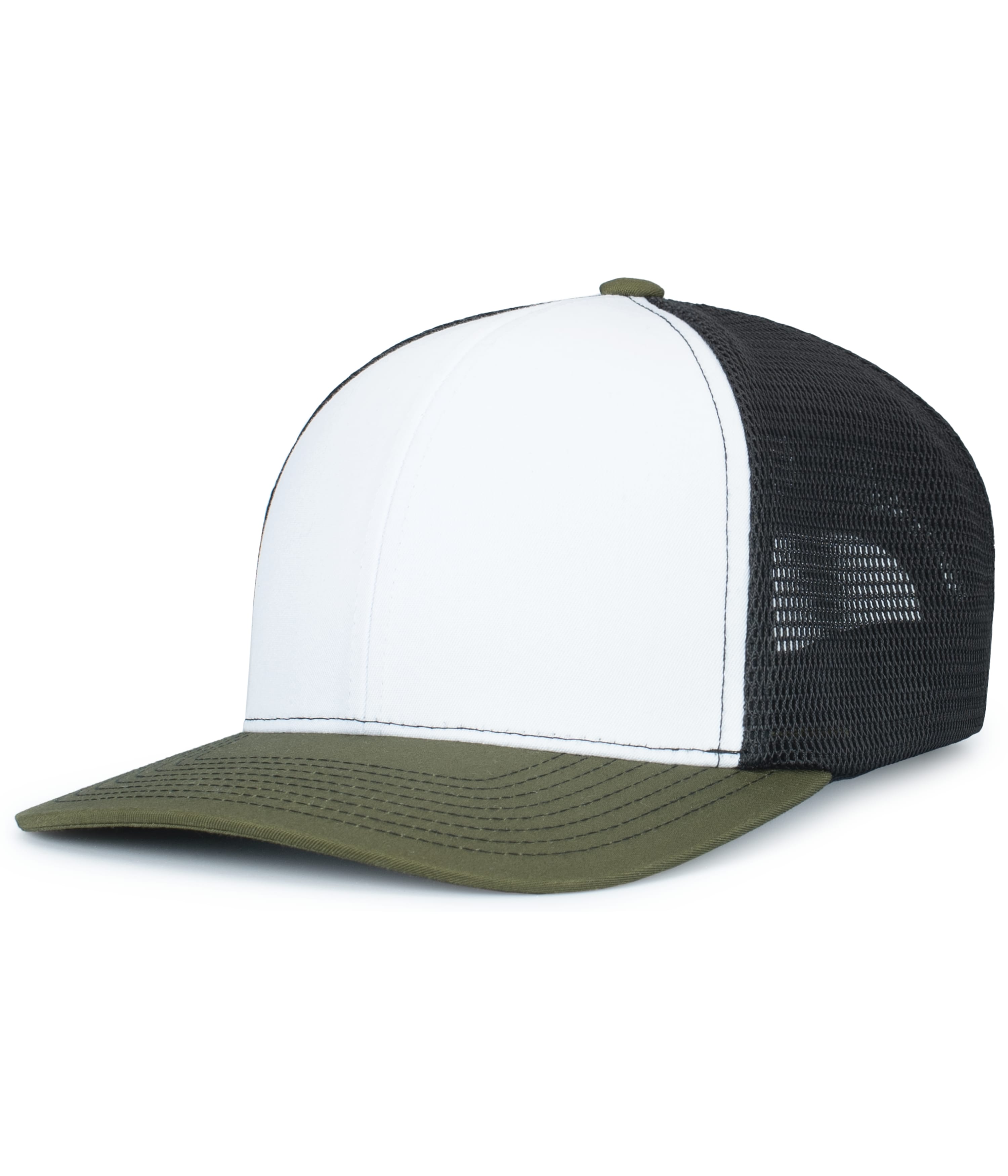 Contrast Stitch Trucker Pacflex Snapback Cap