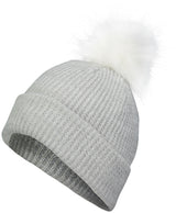 Faux Fur Pom Beanie