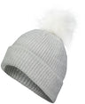 Faux Fur Pom Beanie
