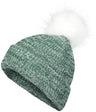 Faux Fur Pom Beanie