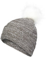 Faux Fur Pom Beanie