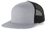 Heather 6-Panel Arch Trucker Snapback Cap