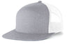 Heather 6-Panel Arch Trucker Snapback Cap